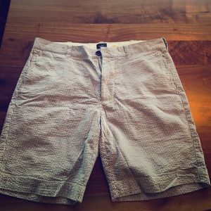 J crew seersucker shorts